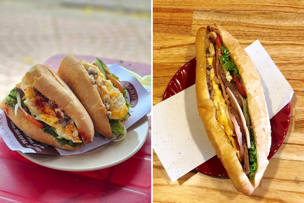 Each bite of banh mi thit heo xiu